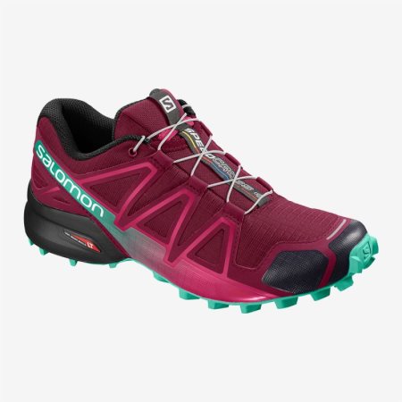 Salomon SPEEDCROSS 4 W Womens Trail Running Shoes Red | Salomon South Africa